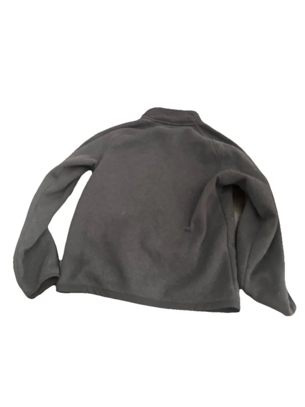 The North Face Gordon Lyons Full Zip Fleece Jacket- Black Heather Gray Small